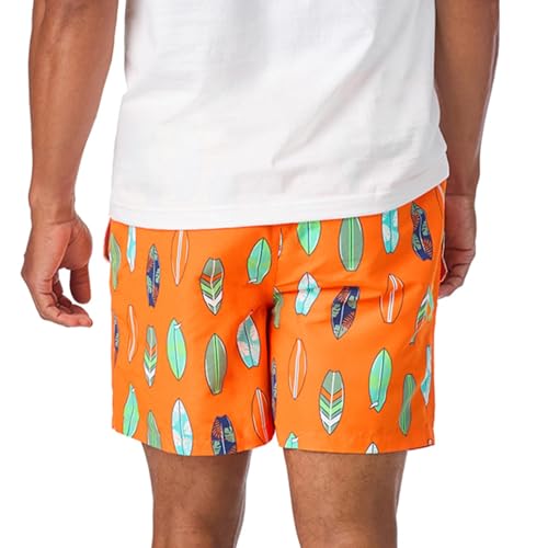 Image of Saint Eve Mens Swim Trunks 6 Inch Inseam Quick Dry Beach Shorts with Mesh Liner Dad and Me Matching