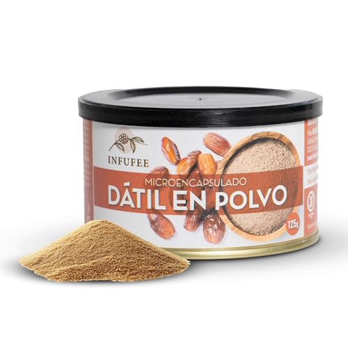 Dátil en Polvo Microencapsulado - Endulzante Natural y Saludable para Postres y Bebidas - Fuente natural de Fibra y Hierro - Sin Azúcar Refinada, Ideal para Dietas Saludables