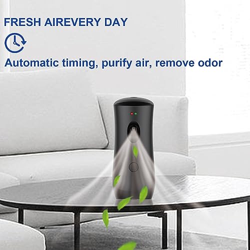 DZUEKOMI Automatic Air Freshener Spray Dispenser (2-Pack), Free Standing or Wall Mounted Adjustable Aromatherapy Machines for Home, Indoor, Bathrooms, Offices, Hotels and Commercial Places (B-01) - Image 4