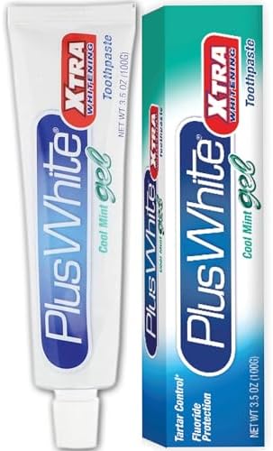 Plus + White Toothpaste Xtra Whitening Mint Gel 3.5 oz. 1 AD