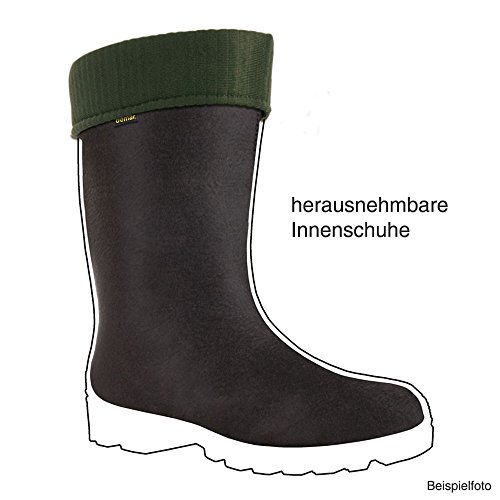 DEMAR. leichte EVA Gummistiefel gefüttert Laura (39, grün)