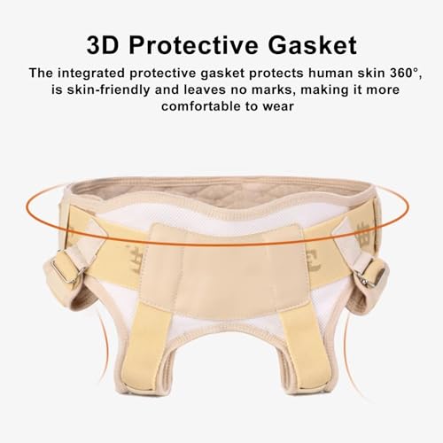 Faja para Hernia Inguinal con Soporte y 4 Almohadillas Ajustables Grande miniatura 4