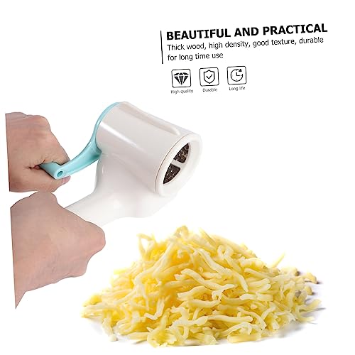 Rallador giratorio manual acero inoxidable blanco miniatura 4