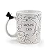 Seven20 Because Cats Coffee Mug | Ceramic Coffee Cup Cat Owners | Holds 11 Ounces
