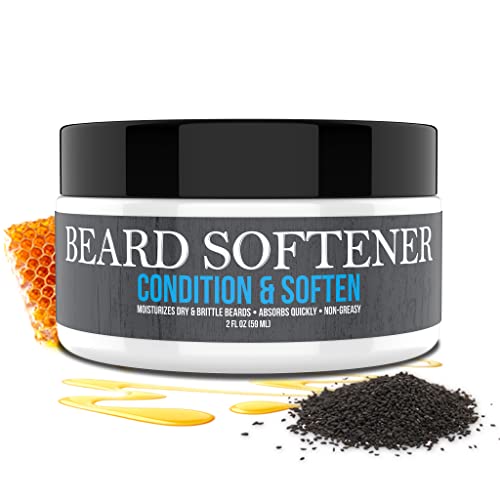 Uncle Jimmy Beard Softener, Conditioning Balm for Men | Hydrates, Smooths, Adds Shine & Tames Flyaway Hair | Made With Shea Butter, Honey 2 Fl Oz - Image 3