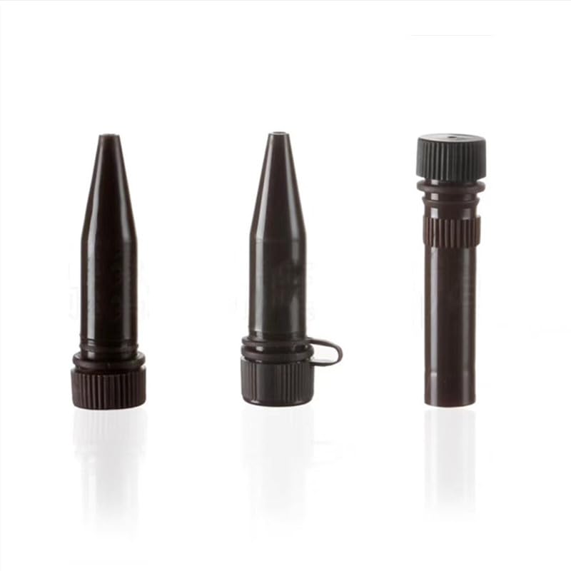 500pcs/lot 1.5ml Lab Brown Cryovial Tube Plastic Freezing Tube Laboratory Sample Tube Avoid Light with Silica Gel Gasket(Type-1)