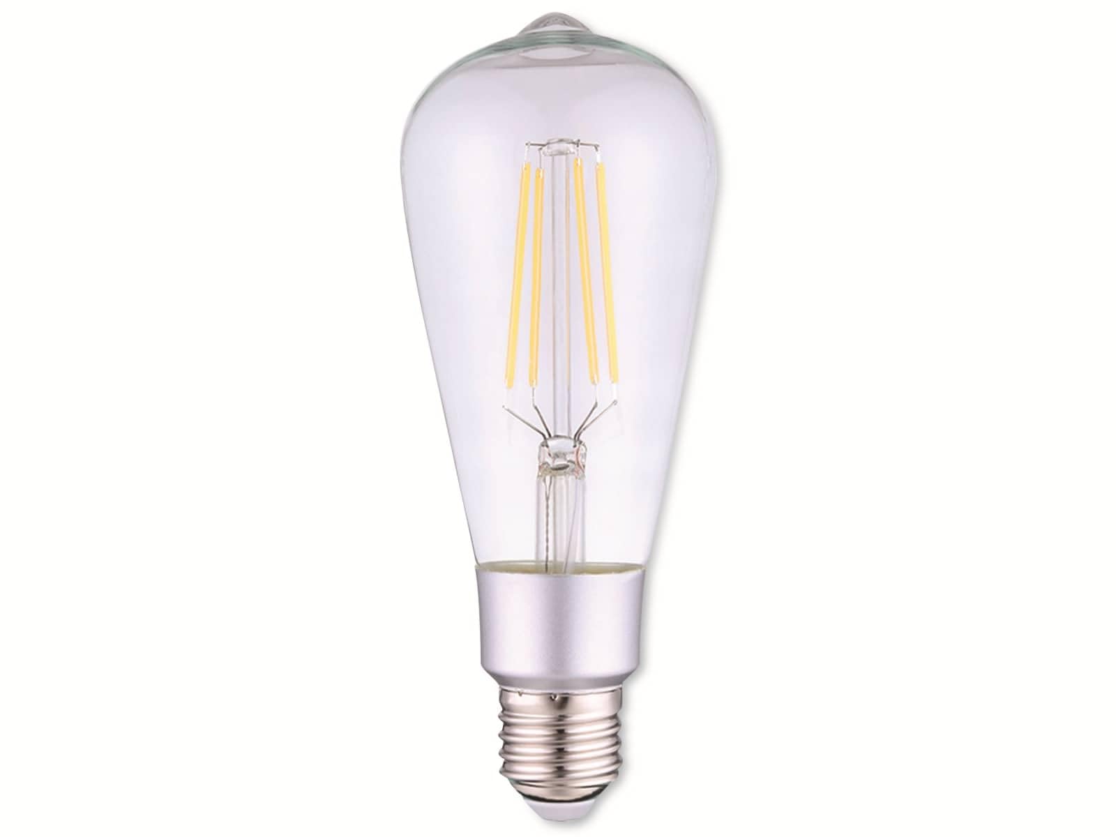 Shelly Shelly Vintage ST64 - Ampoule connectée Wi-Fi E27, Luminosité blanc chaud 2700 K, Dimmable 7W 750 LM, Commande app Android, iOS, Compatible avec Alexa, Google Assistant