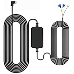 Dash Cam Hardwire Kit, GKU Type C USB Mini(ATS) Hard Wire Car Camera Charger Cable Kit,12V- 24V Car Dash Camera Charger Power Cord with Battery Drain Protection