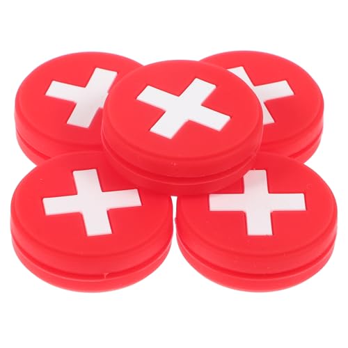 CORHAD Tennis Racket 5pcs Silicone Vibration Dampener Easy Stick Minimize Shock Enhance Comfort