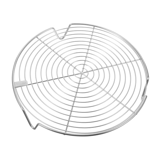 HIAKDOFT ステンレス製蒸し台 丸型三脚設計 安定性抜群 蒸し器用ラック 多用途調理対応 蒸し 焼き ロースト兼用 家用圧力鍋 エアフライヤー適