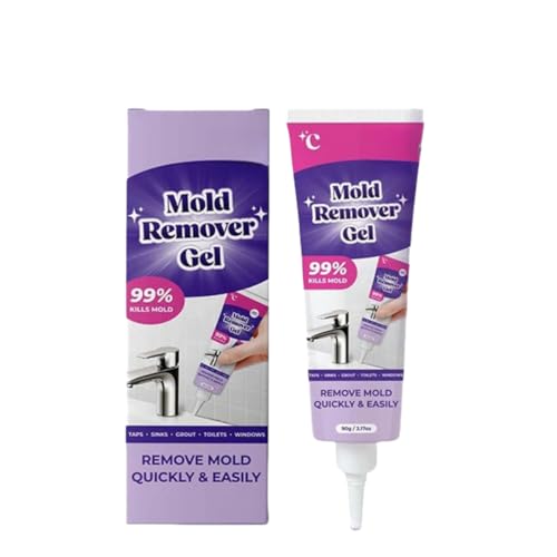 Gel eliminador de moho, gel de limpieza multiusos, agente de sellado para paredes y paredes, penetración eficiente, limpieza rápida, sin dañar la superficie.