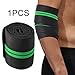 FytStycale Elbow Wrap Weightlifting Straps Elbow Support Sleeve Arm Brace Adjustable Bicep Band Lightweight Nylon Material Suitable for Sports Pull Up Exercises, Green