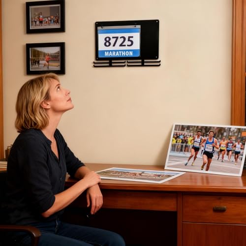 Support mural pour bavoir de course à pied : ne perdez plus vos dossards de running - 5