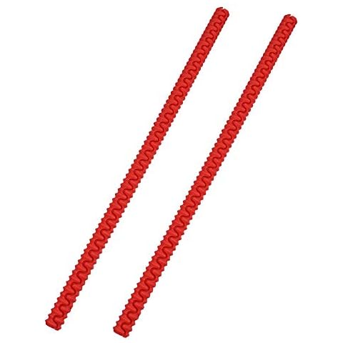 Leline's Heat Resistant Guard for Oven Rack, Silicone Oven Rack Shield Protectors, Oven Shelf Edge Cover, 14 inches, Pack of 2 Cover