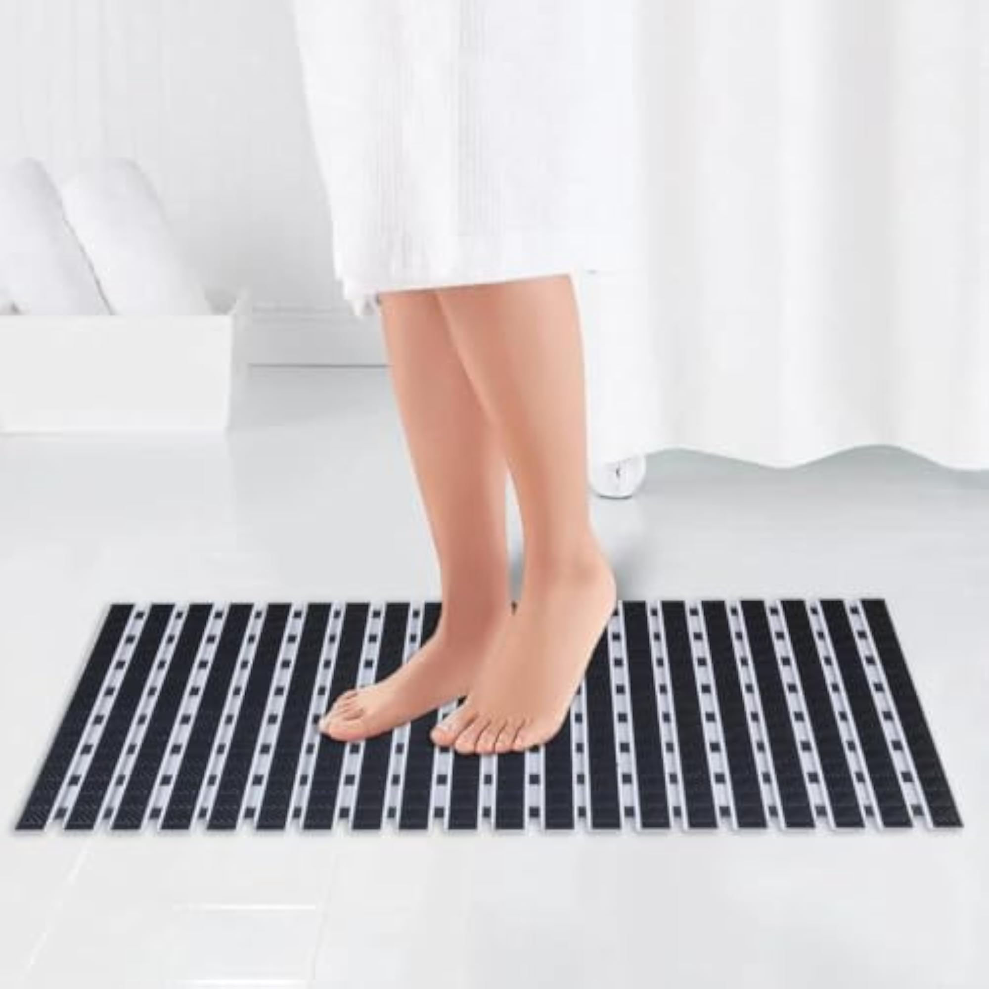 PVC Shower Mat Rubber Mat with Suction Cups