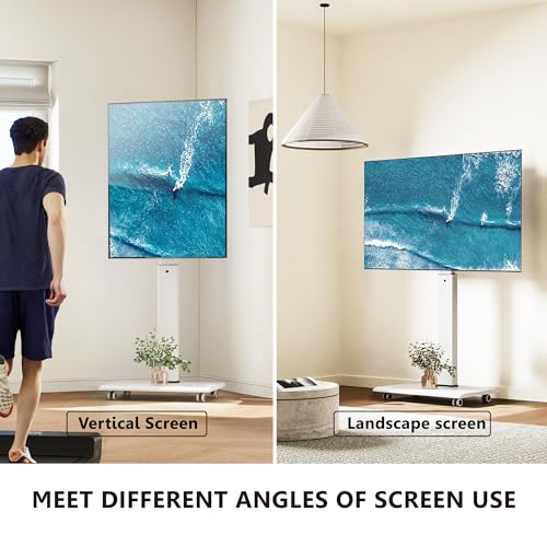 Soporte móvil para TV ajustable FITUEYES hasta 75" miniatura 7