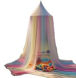 ❖ GENÜGLICHE GRÖSSEN - Das 12.5M lange betthimmel babybett ist für 90% der Betten geeignet und bietet 360° Schutz, egal ob es sich um ein Einzel-, Doppel-, Twin- oder Kingsize-Bett handelt. Es ist auch perfekt für Schlafzimmer, Gärten oder zum Mitnehmen auf Reisen und Campingausflüge im Freien.