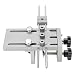 Produktbild Akozon 3-in-1Dowel Jig Dübelvorrichtung Dübellochbohrmaschine Holzbearbeitung Selbstzentrierende Dübellochbohrer Führungsset mit 6/8/10 Bohrbuchsen Spiralbohrer 15mm Dübelvorrichtung