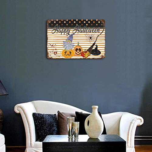 Panneau en aluminium Happy Halloween rigide grand format 30x45 cm - 5