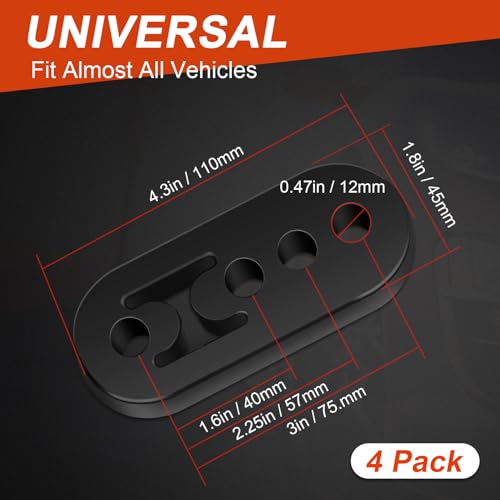 Metvot EH4HOLES4PCS Rubber Exhaust Hanger 4 Pack thumb #4