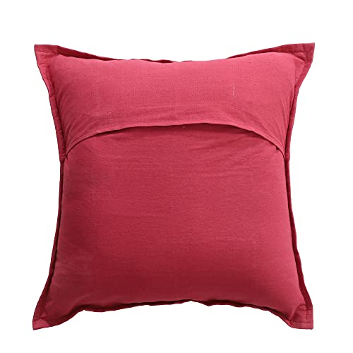 Image of Ravaiyaa - Attitude is everything Set Of 2 PC Home Sofa Decor Cotton Cushion Cover, Handmade Khambadiya Patchwork Pillow Case, Embroidery Cushions