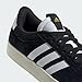 Adidas Women's VL Court 3.0 Shoes, Core Black Cloud White Gold Metallic, 8.5 US