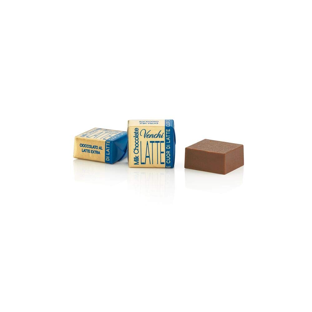 Venchi - Cubotto di Cioccolato Puro al Latte in Busta Bulk, 1 kg - Senza Glutine