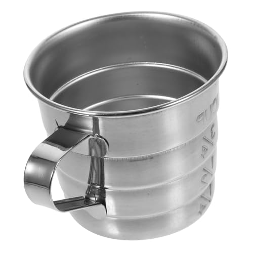BESTonZON 2st Stainless Steel Measuring Cup Med Handtag Portabel Mätkanna För Bakning Och Matlagning Lätt Och Kompakt Design Hållbar Och Slitstark För Kaffetillagning