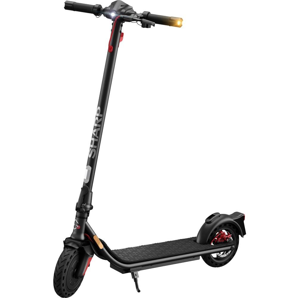 SHARP e Scooter mit Straßenzulassung S3/S4 (je nach Modell bis zu 40km Reichweite, 15 Prozent Steigung, 110kg Belastung, USB-Anschluss mit Ladefunktion, Display, App) e roller elektroscooter e-scooter