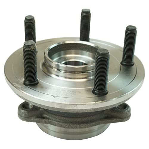 Image of TRQ Front Left and Right Wheel Bearing and Hub Assembly Set 2 Piece Compatible with 2011-2021 Jeep Grand Cherokee 2022 Grand Cherokee WK 2011-2023 Dodge Durango