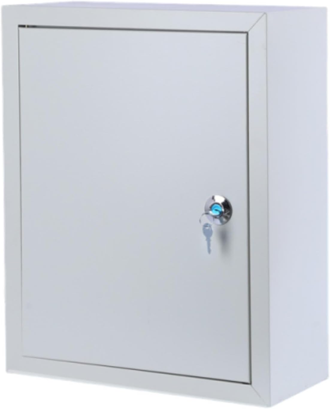 Electrical Junction Box, Lockable, Weatherproof Distribution Box, Metal Body, Dustproof, for Outdoor Installation, Control Cabinet Construction, Garde, 25cmx16cmx30cm