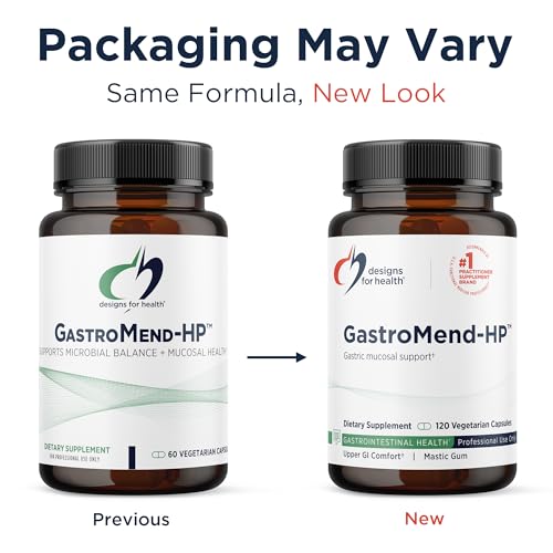 Designs for Health GastroMend HP - Gut Health Supplements - Gut Mucosa Support with Mastic Gum + DGL Licorice + 'Vitamin U' - May Help Occasional Bloating or Upset Stomach - Vegan (120 Capsules) - Image 6