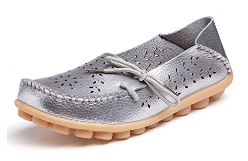 Image of VenusCelia Women's Breathable Comfort Walking Office Flat Loafer