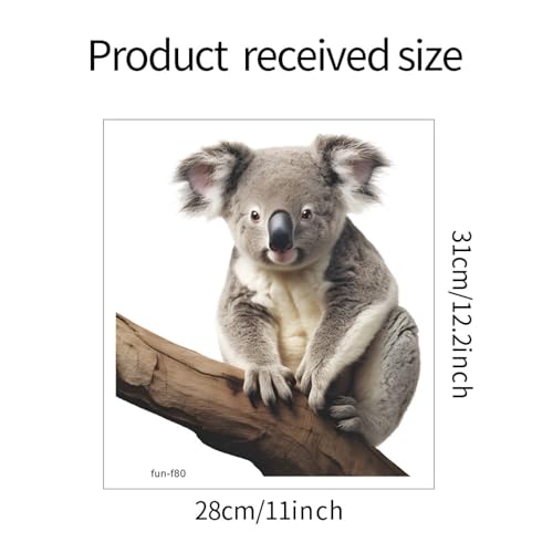 Vinilo decorativo de koala adorable para pared miniatura 2