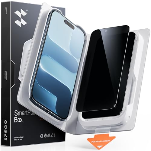 SMARTDEVIL 2 Pack Tempered Glass for iPhone Air Privacy Screen Protector Military-Grade Shatterproof Protection 9H Hardness Anti-Spy Privacy Film Fast & Easy Installation Case Friendly Design
