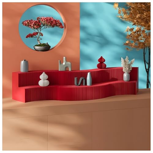 Présentoir en papier pliable gain de place pour stands et tables d'artisanat