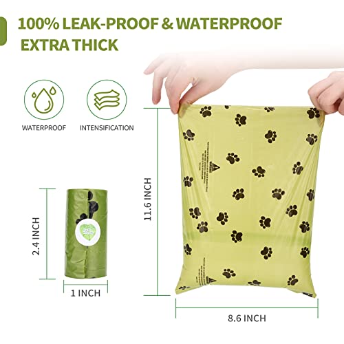 Icozee Poop Bag Holder And Pooper Scooper 2 In 1, Includes 15 Pcs Dog Waste Bags, Durable Lightweight Dispenser And Dog Waste Pick Up With Leash Attachment, Dog Walk Accessory #TOP6