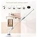 Produktbild MUXIN Elektrische Reinigungsbürste, Spin Scrubber Schnurlos, Mit 5 Bürstenköpfe Und Verlängerungsstange, Multifunctional Bürste Schrubben Aufladbar, Für Ecken, Badzimmer, Toilette, Fliesenreinigung