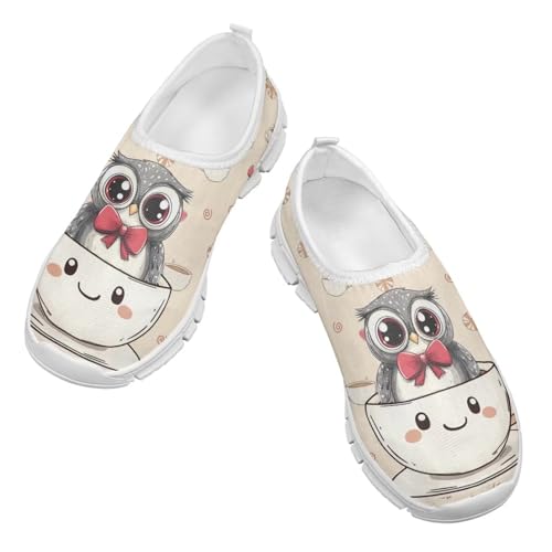 Boys Girls Sneakers Big Kids Lightweight Slip On Walking Shoes Breathable Tennis Shoes White Sole4