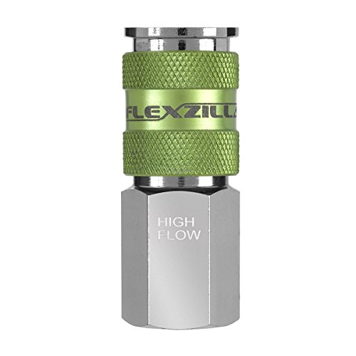 Flexzilla Pro High Flow Coupler, 1/4' Body, 1/4' FNPT - A53416FZ