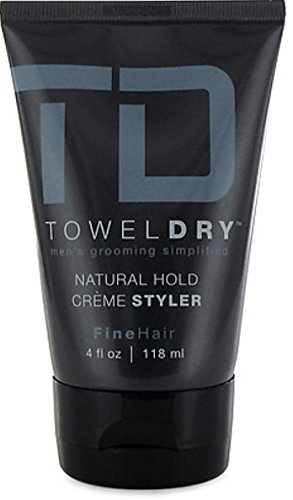 Towel Dry Natural Hold Creme Styler, Fine Hair, 4 oz (Pack of 2)