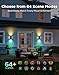 Govee Outdoor UpDown Wall Light, 2 Pack, 1200LM RGBICWW Smart Porch Lights Outdoor with 64 Scene Modes, IP66 Waterproof Wall Sconce for Outdoor Decor, Works with Alexa, Google Assistant and Matter