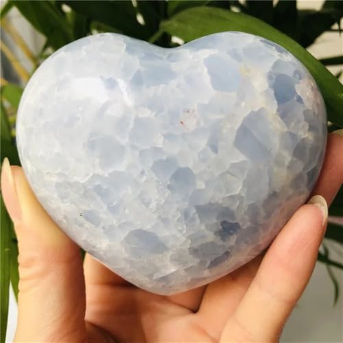 Célestine cœur bleu | Cristal géode naturelle pour méditation et sommeil