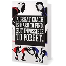 Infinity Collection Wrestling Coach Card, Great Coach is Hard to Find and Impossible to Forget, Wrestling Coach Gift