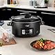 Russell Hobbs Multikocher 3-in-1 [Slow Cooker, Sous Vide, Bräter + Kerntemperatursensor] schwerer 6,5l Keramik-Gartopf für opt. Temperaturverteilung (digitales Display/Timer,Temperaturanzeige)25630-56