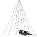 Produktbild Nipach GmbH 200 LED warm weiß Weihnachtsbaum-Lichterkette 8 Stränge Trafo 8 Funktionen Baumbeleuchtung Weihnachtsbaumbeleuchtung grünes Kabel Xmas Außen