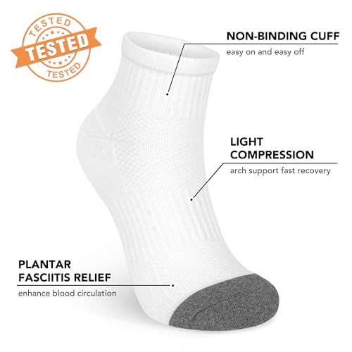 Image of Compression Socks for Women & Men(1 /3 /7 /8 PACK) - Best for Running,Medical,Nurse,Travel,Cycling-20-30mmHg