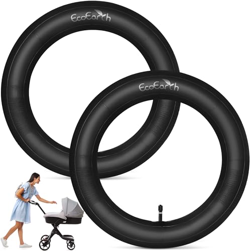 EcoEarth Inner Tube Tire Replacements (2 Pack, 12.5” x 1.75/2.25) for Kids Bike &amp; Jogging Stroller, Compatible w/All Brands: BoB Revolution Flex/Pro/SE/SU, Graco, Go Jogging &amp; More