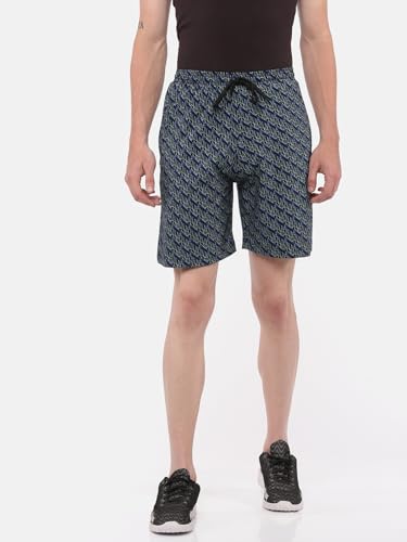 Image of Dollar Solid Men's Shorts | All-Over Print | One Side Zipper Pocket with Label Branding | Self Waistband with Drawcord | Wide Array of Attractive Prints