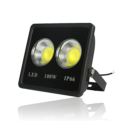 Projecteur LED étanche 100W résistant à la pluie pour cour sombre